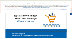 Desktop Screenshot of efen.com.pl