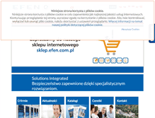 Tablet Screenshot of efen.com.pl